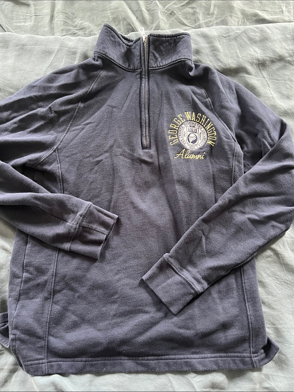 GW George Washington Alumni Quarter-Zip Pullover